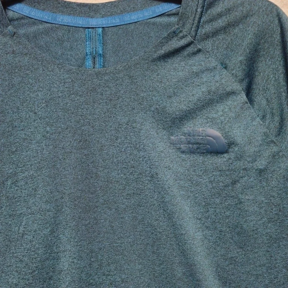THE NORTH FACE Mens XL Blue‎ Long Sleeve Crew Neck Standard Fit